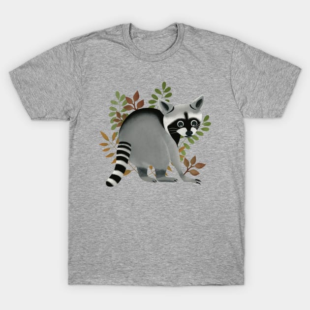 Cute raccoon T-Shirt by Mimie20